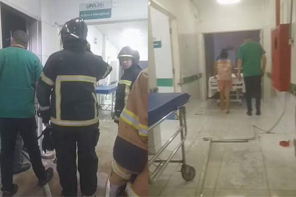 Princípio de incêndio atinge UPA do Promorar em Teresina e unidade é interditada