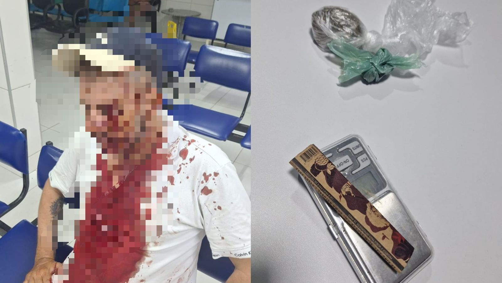 PM conduz mulher após agressão e apreensão de drogas em bar de Teresina