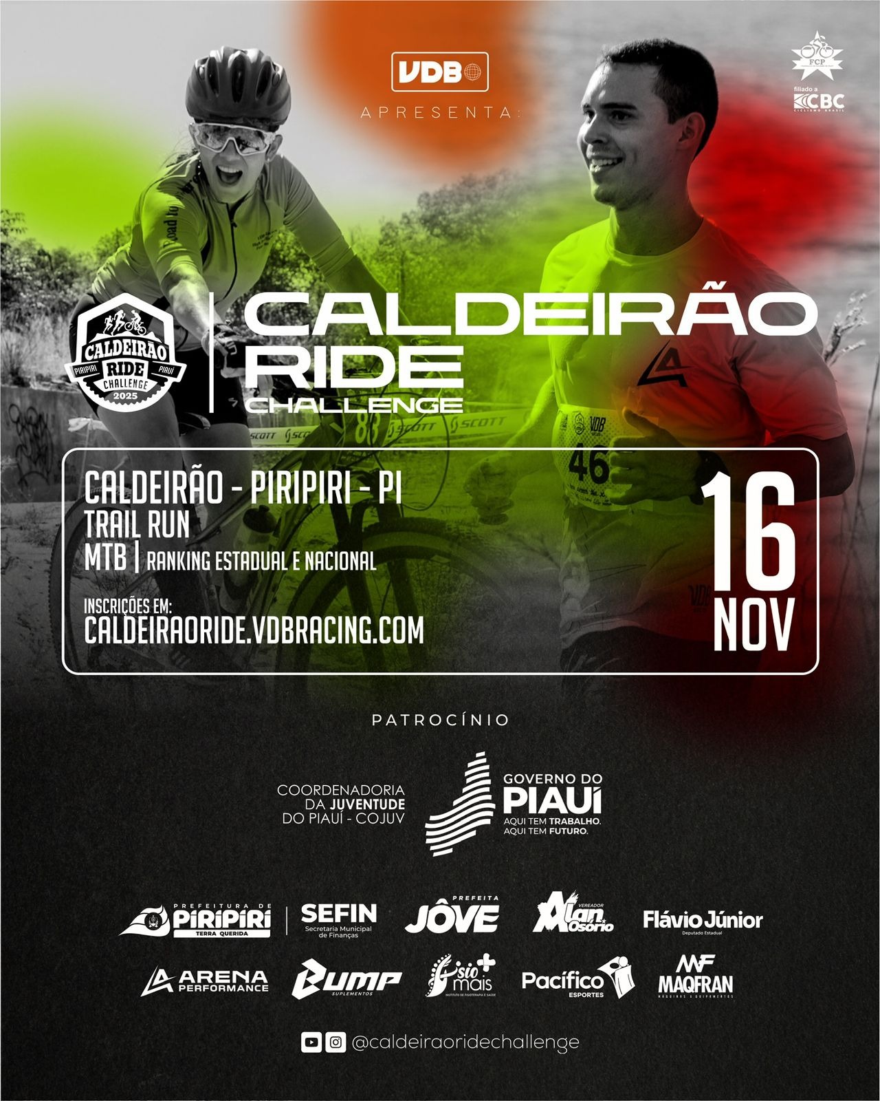 Caldeirão Ride Challenge abre inscrições para sua 7ª edição