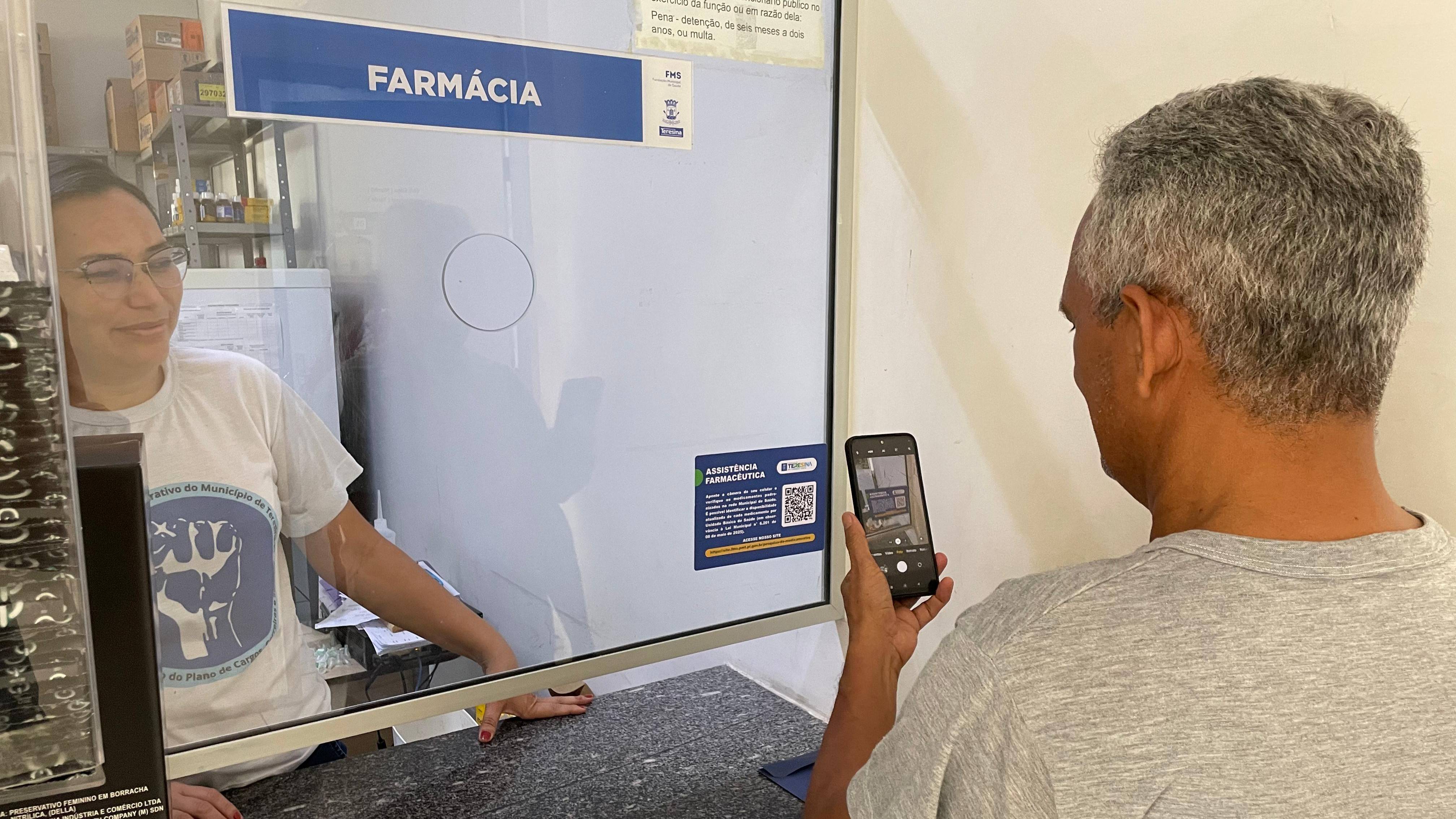 UBS de Teresina passam a disponibilizar lista de medicamentos por QR Code