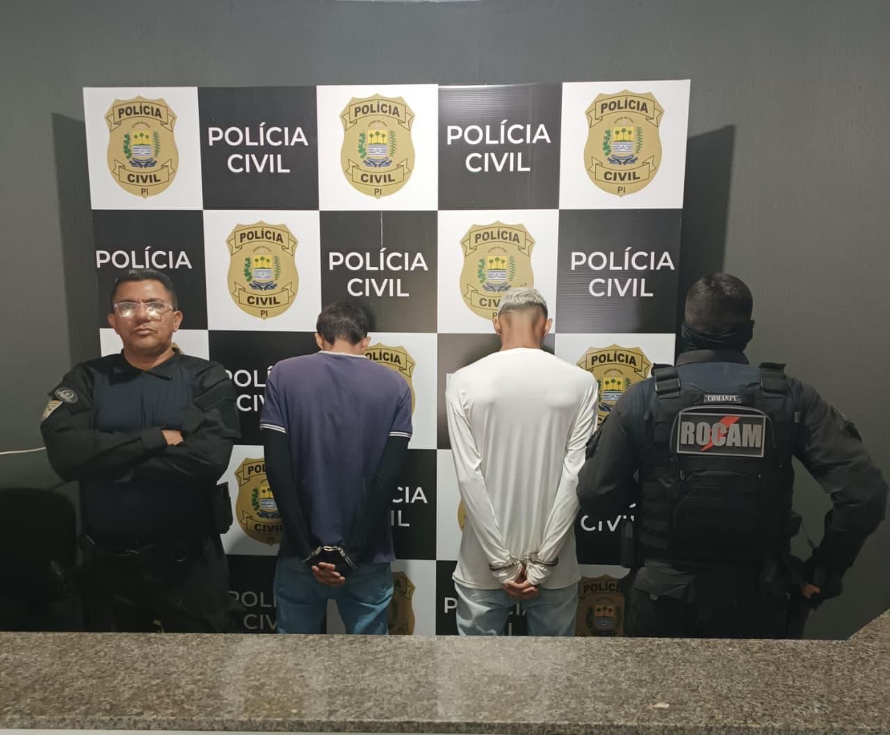 Polícia prende suspeitos de roubo e recupera pertences em Teresina