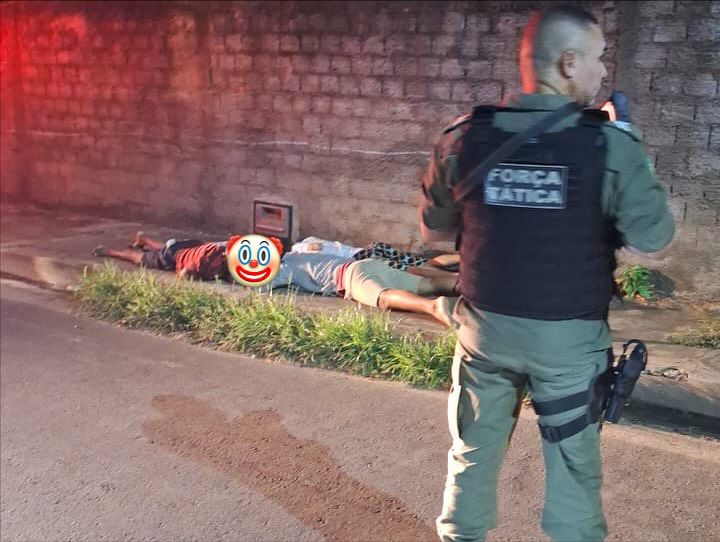 Trio é preso armado após perseguição policial em Miguel Alves