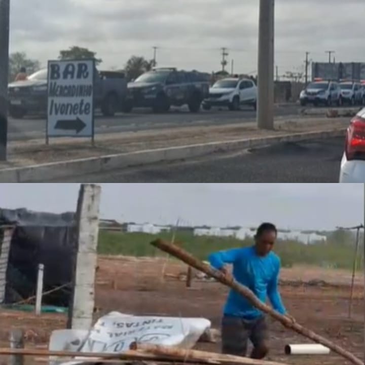 Polícia realiza operação de desocupação na Santa Maria da Codipi