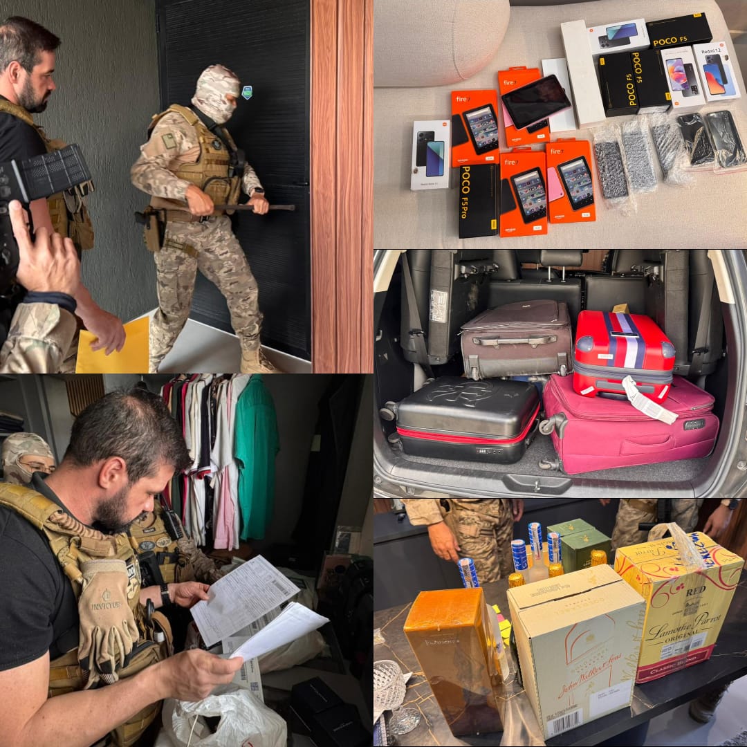 Polícia deflagra esquema de contrabando e lavagem de dinheiro