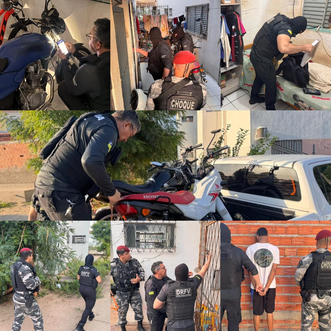 Polícia prende grupo suspeito de roubos na zona Sul de Teresina