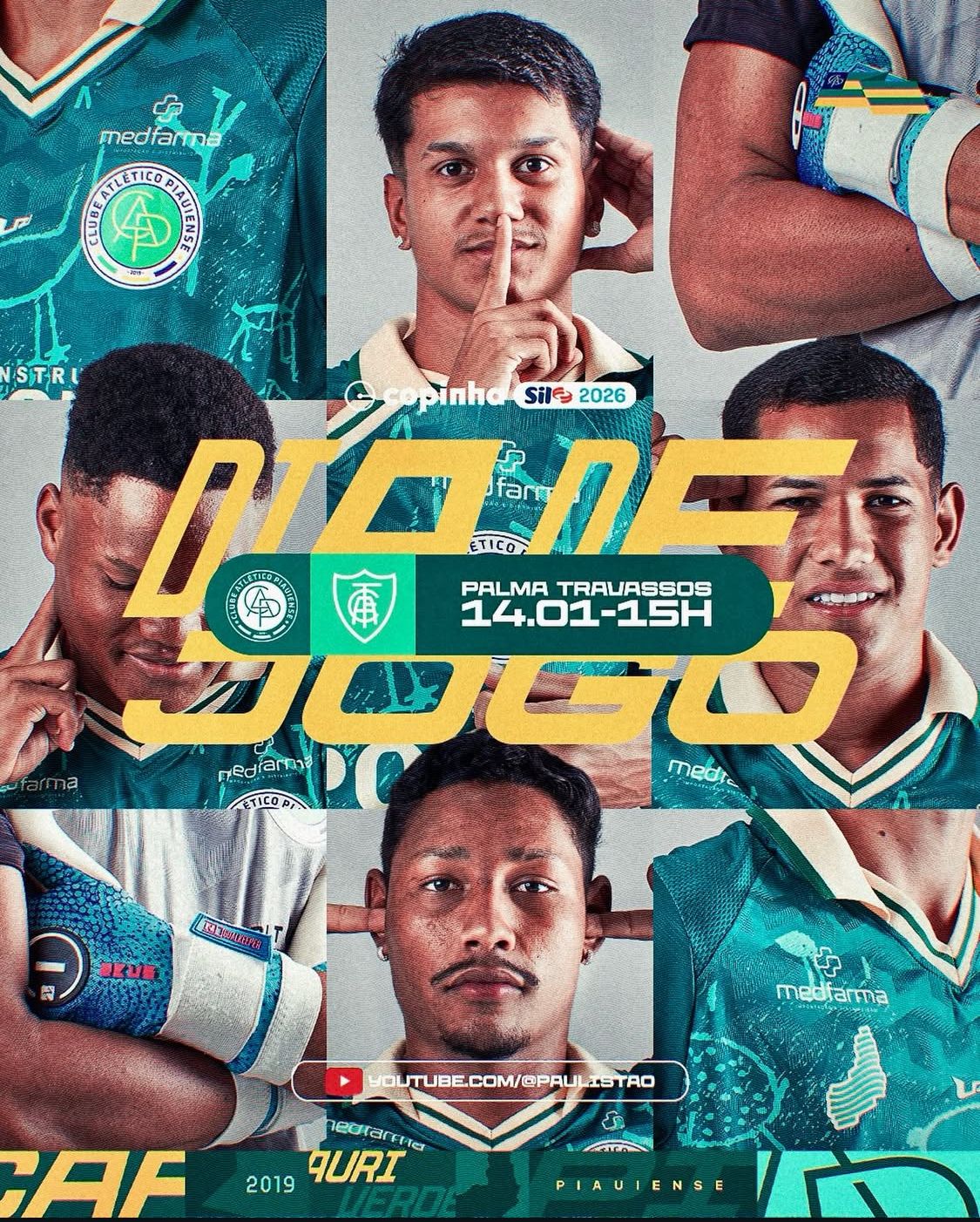 Atlético Piauiense busca feito inédito na Copa São Paulo de Futebol Júnior