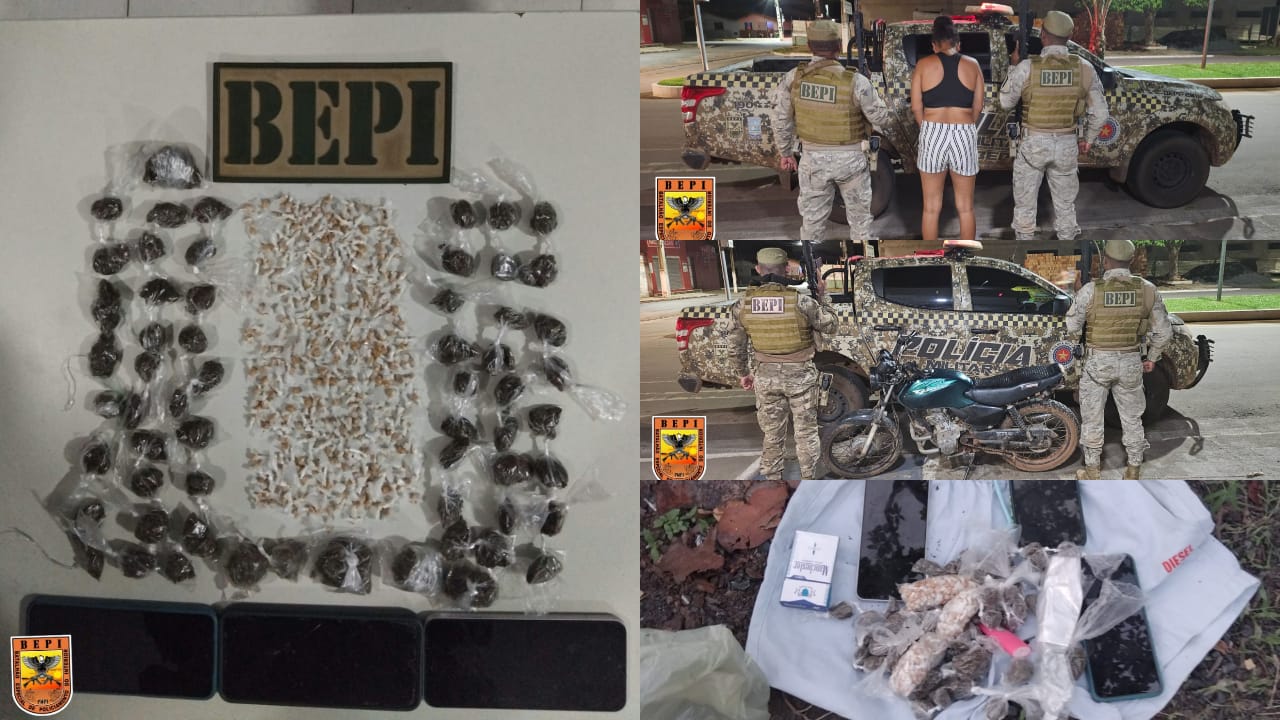 PM estoura ponto de venda de drogas e apreende quase 350 porções no Norte do Piauí