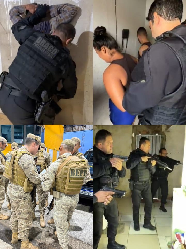 Cinco suspeitos são presos em operação contra o tráfico de drogas