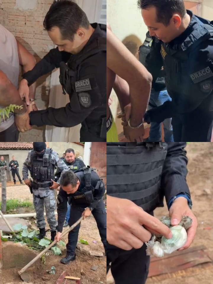 Operação cumpre mandados e prende três em Bertolínia