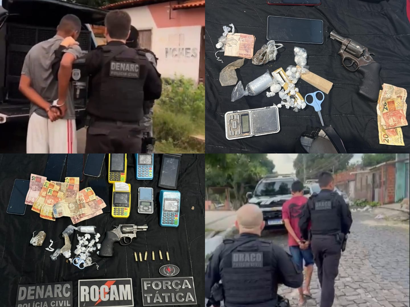 Operação integrada contra o tráfico cumpre 16 mandados em Teresina e Curralinhos