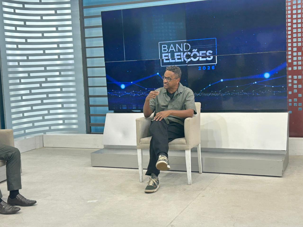 TV Band Piauí recebe Hertz Dias (PSTU), pré-candidato à Presidência nas Eleições 2026