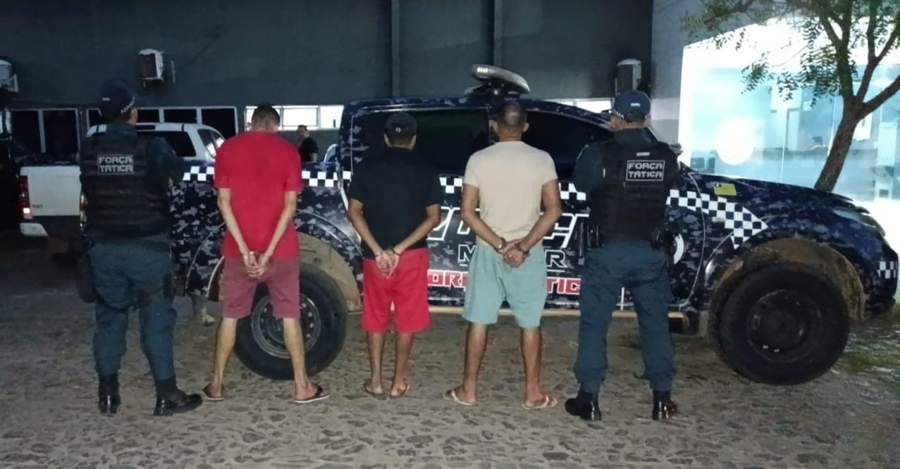 Três suspeitos são presos e droga é apreendida em Piripiri-PI