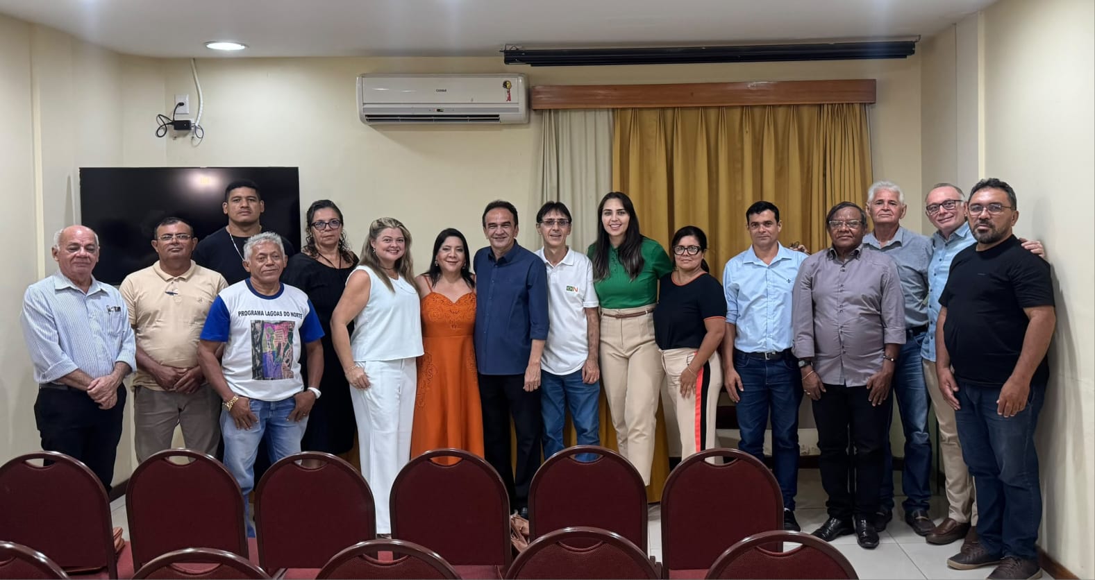 Novo alinha estratégia eleitoral em reunião com Eliseu Aguiar e filiados