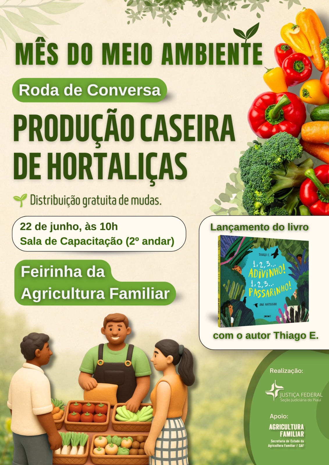Justiça Federal do Piauí fará evento com programação dedicada ao Meio Ambiente