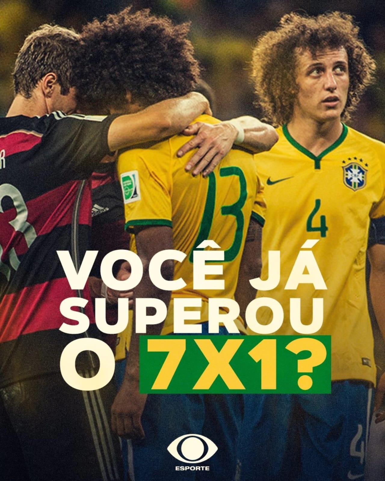 Há exatamente 12 anos, Brasil perdia de 7 a 1 para a Alemanha