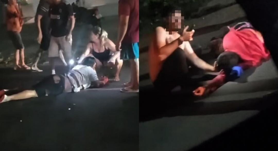 Homem é atropelado duas vezes seguidas e esposa sofre ferimentos em estrada no litoral piauiense