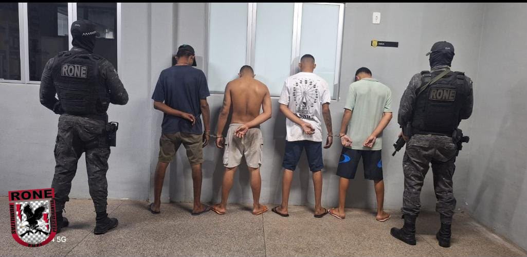 Trio que confessou participar de homicídios é preso pelo RONE durante operação na Vila Cristalina
